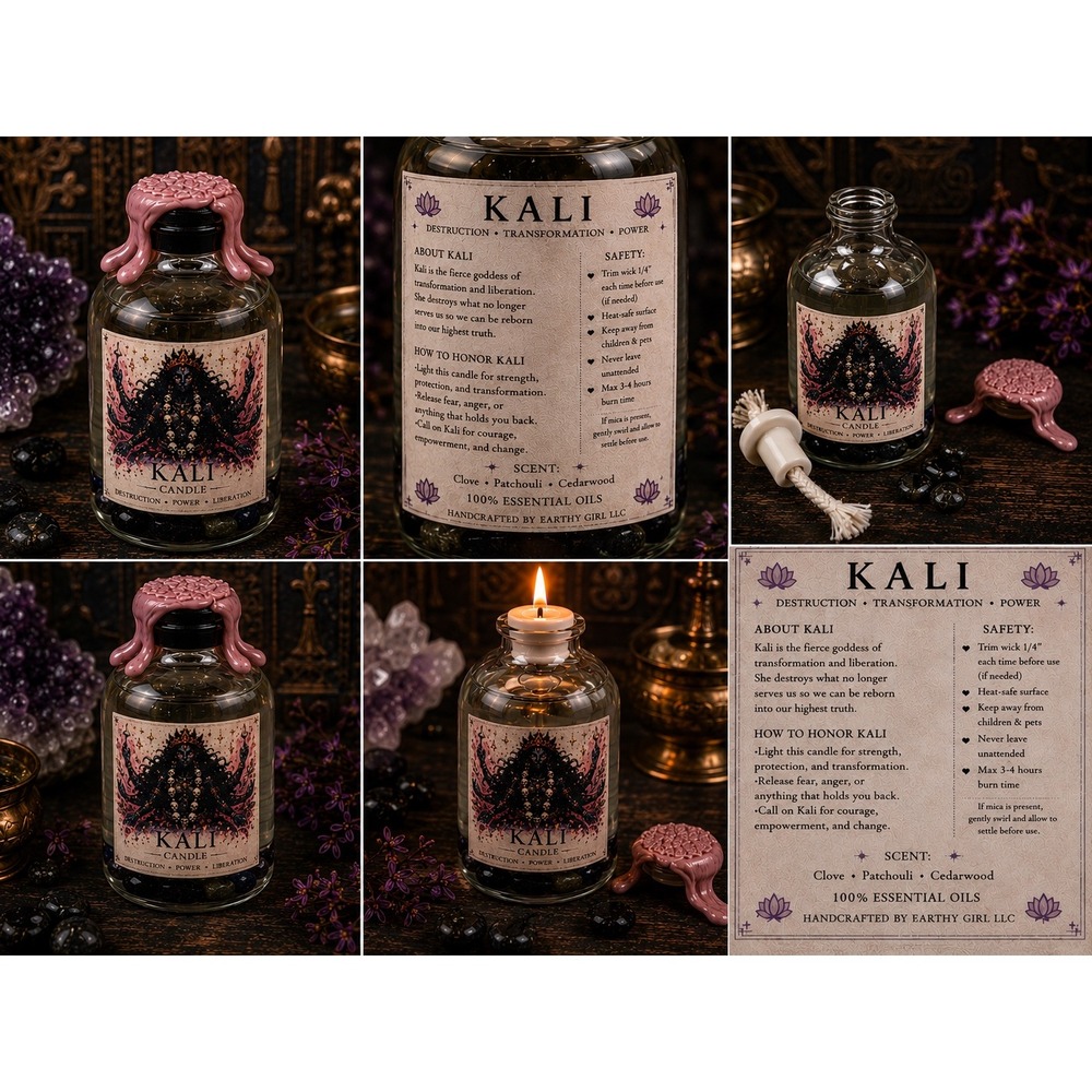Kali Goddess Oil Candle